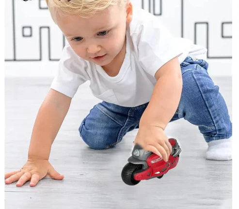 Children’s Friction Powered Racing Motorcycle – High-Speed Stunt Bike for Kids