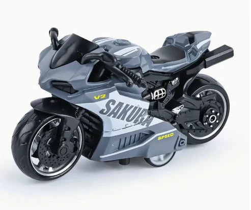 Mini Motorcycle Toy for Kids – High-Speed Friction Powered Pocket Bike