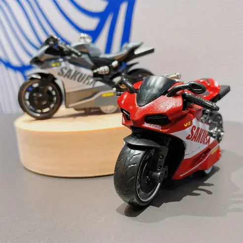 Mini Motorcycle Toy for Kids – High-Speed Friction Powered Pocket Bike