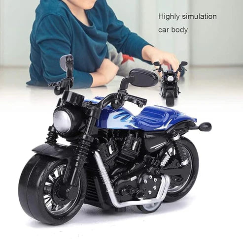 Moto Fun Mini Racing Motorcycle – High-Speed Friction Powered Toy Bike